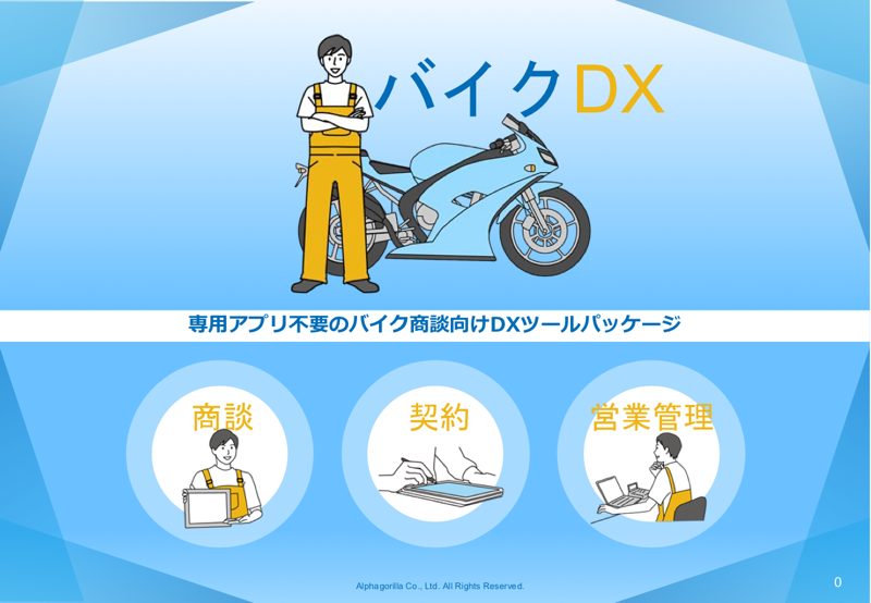 バイクDXの資料表紙