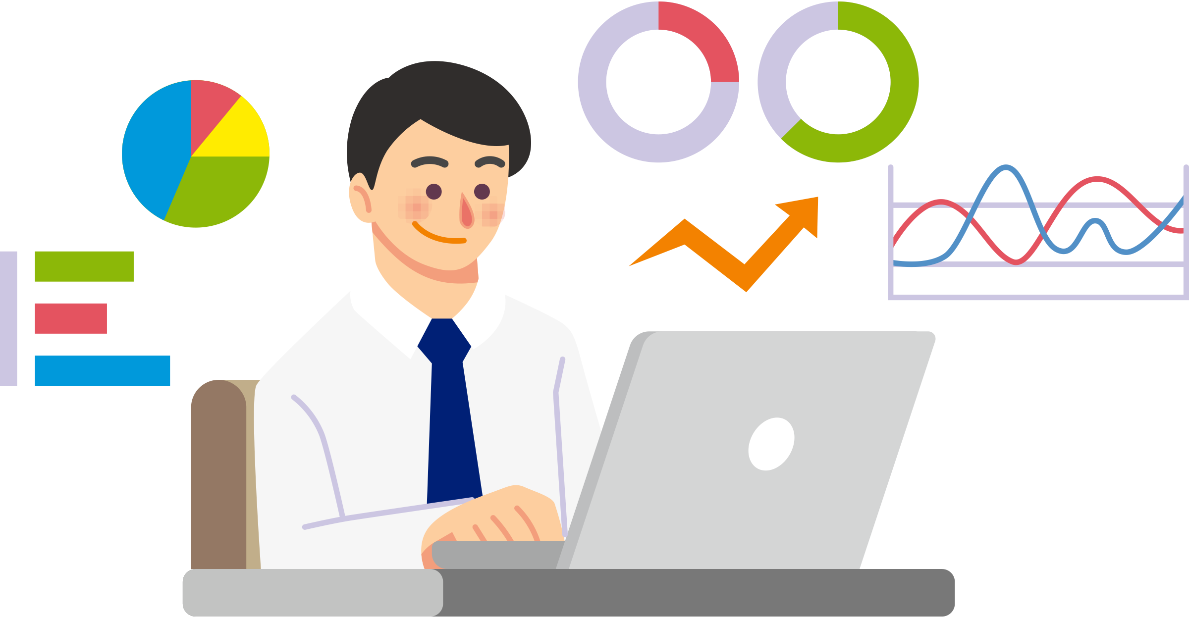 迅速な経営判断のイラスト